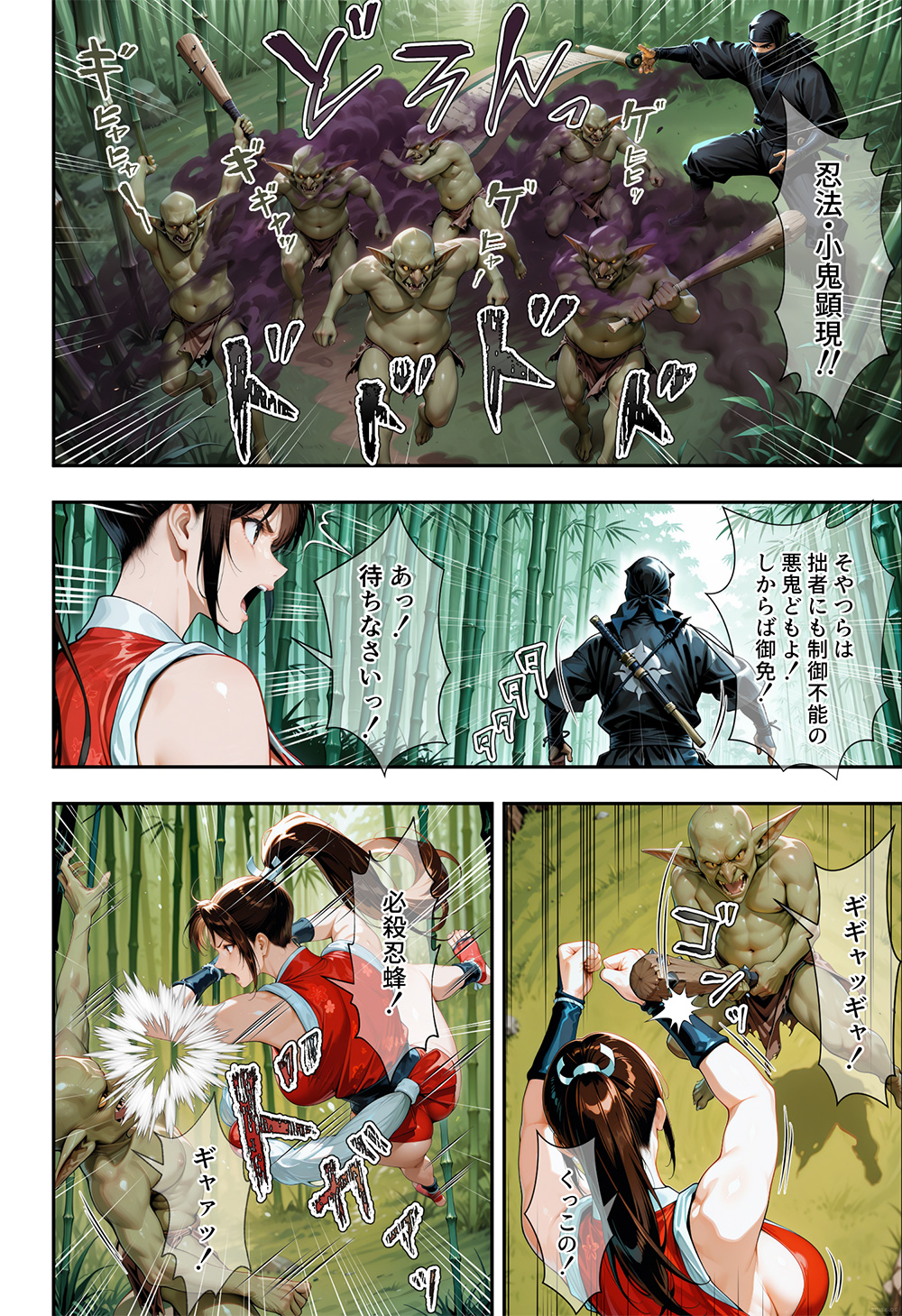 日本一くノ一 vs ゴブリン 3ページ目