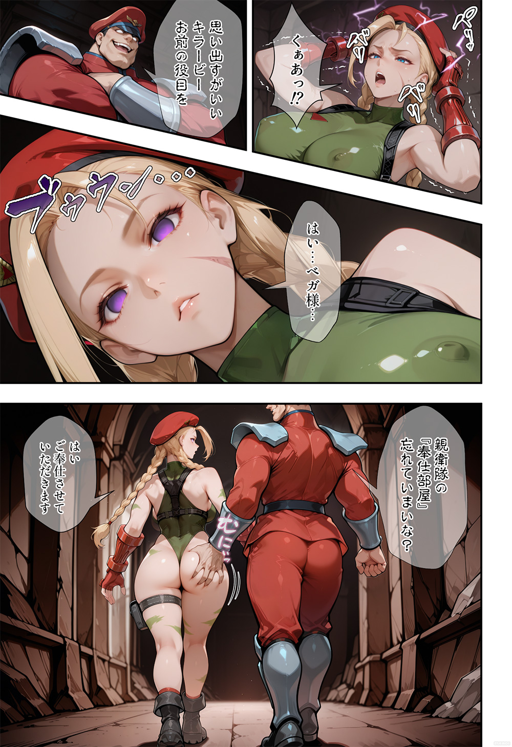 ハイレグ格闘娘vsゴブリン 4ページ目