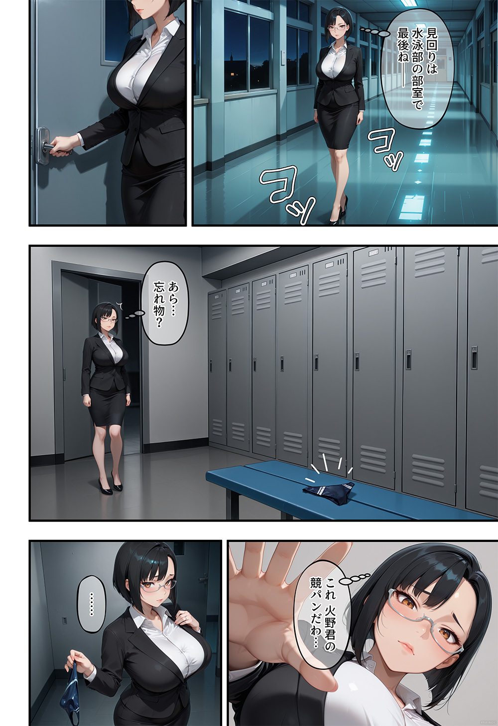 アラサー人妻女教師は水泳部員の青いカラダに溺れる 7ページ目