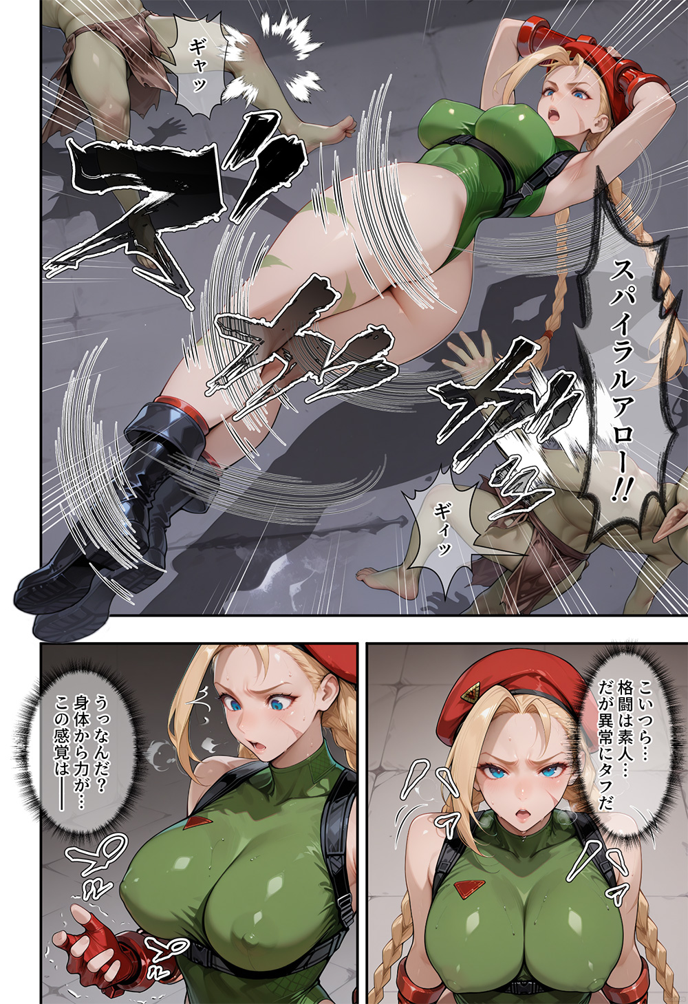 ハイレグ格闘娘vsゴブリン 17ページ目