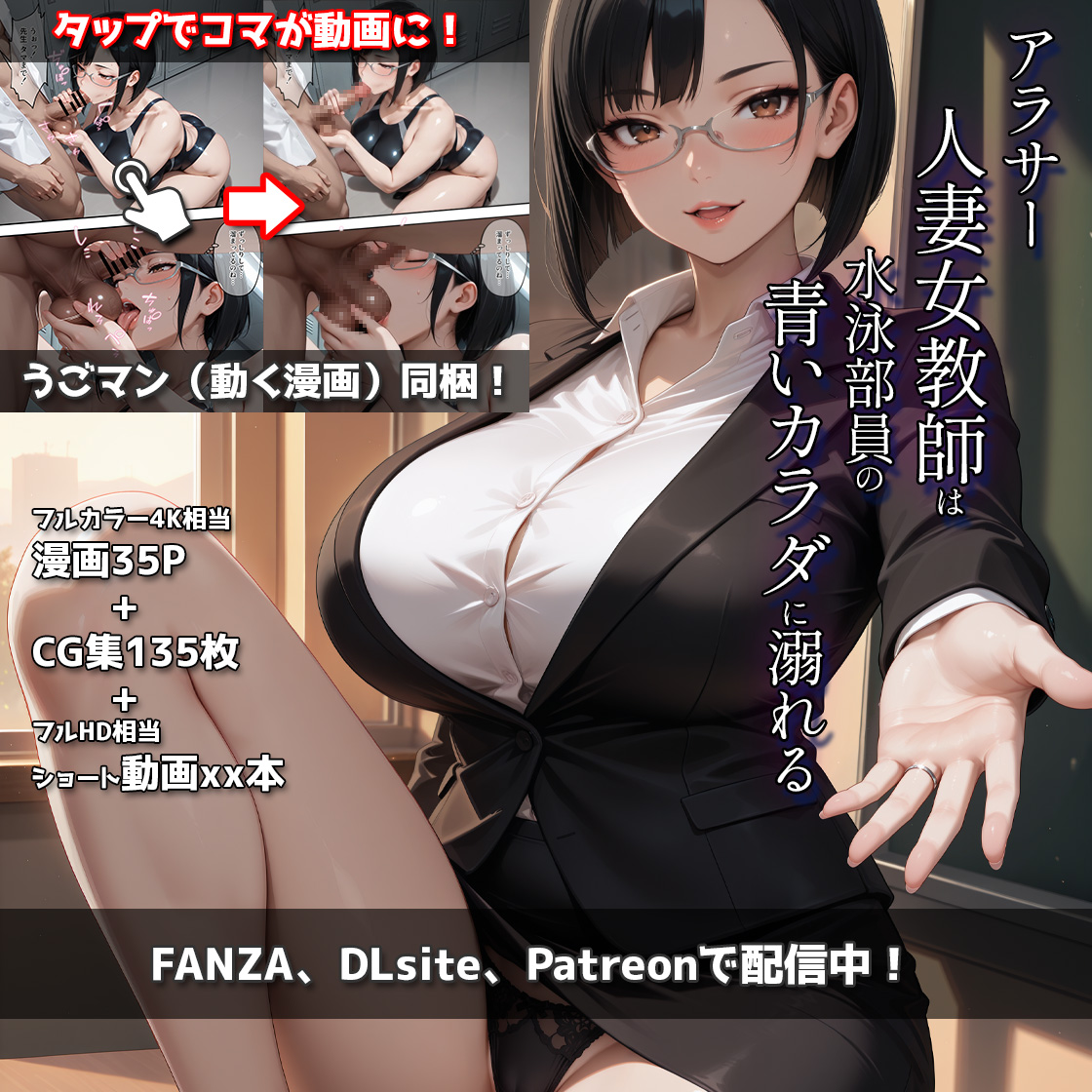 アラサー人妻女教師は水泳部員の青いカラダに溺れる 37ページ目