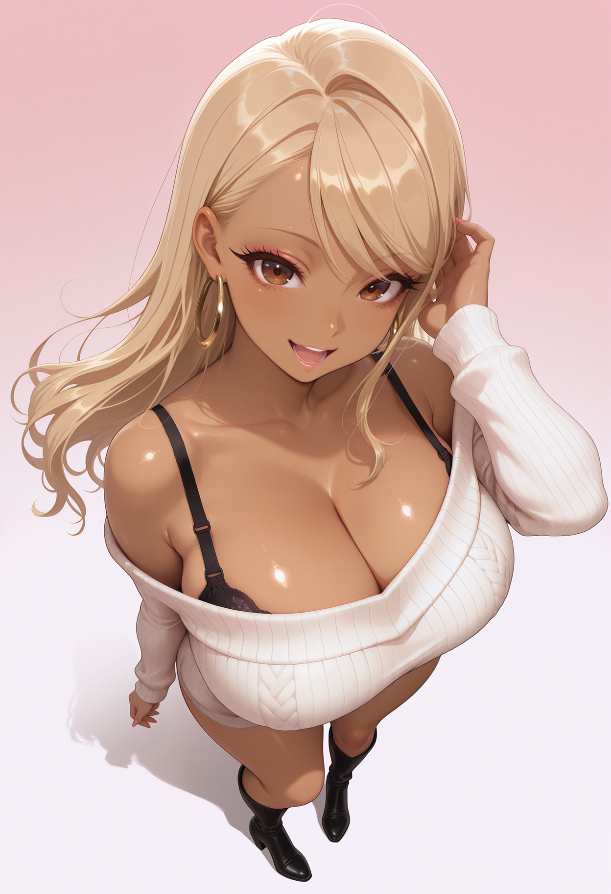 次回作は黒ギャルモノです！ 1ページ目