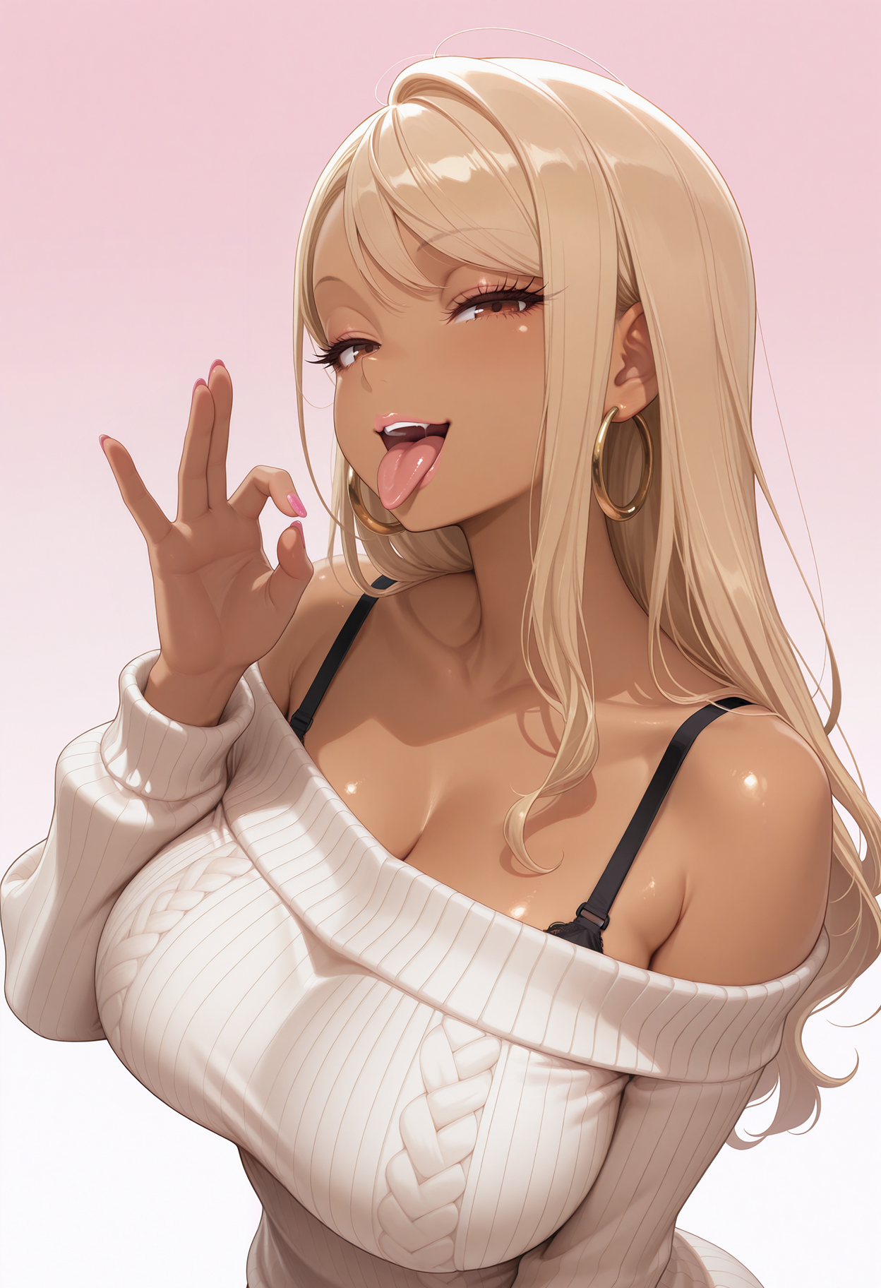 次回作は黒ギャルモノです！ 6ページ目