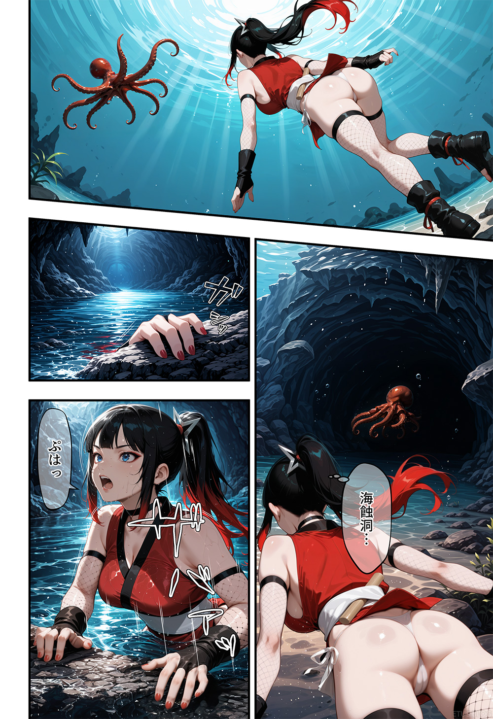 くノ一 vs 魔ダコ(まとめ) 5ページ目