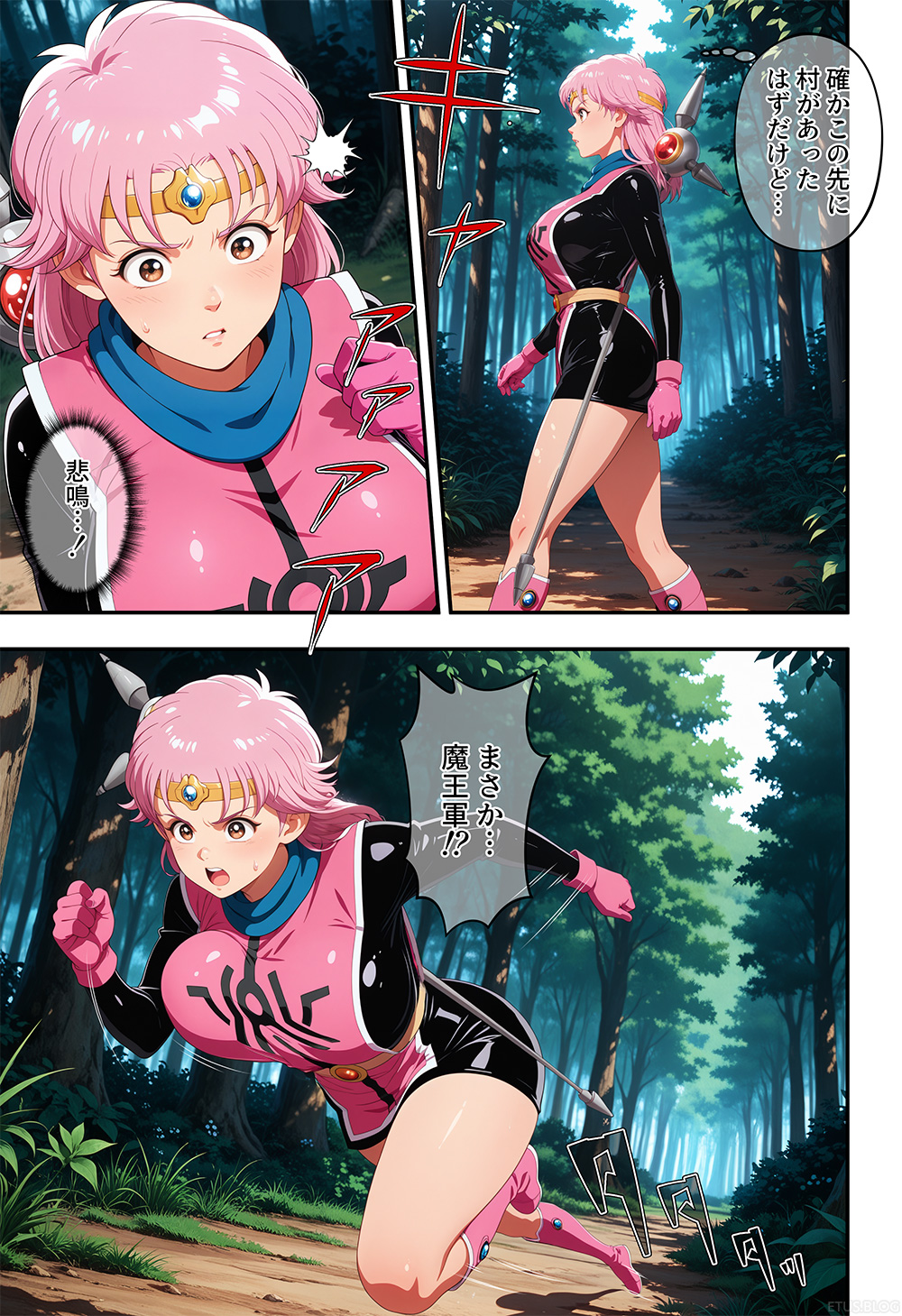 僧侶戦士vsモンスター(1) 3ページ目