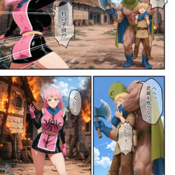 僧侶戦士vsモンスター(2)