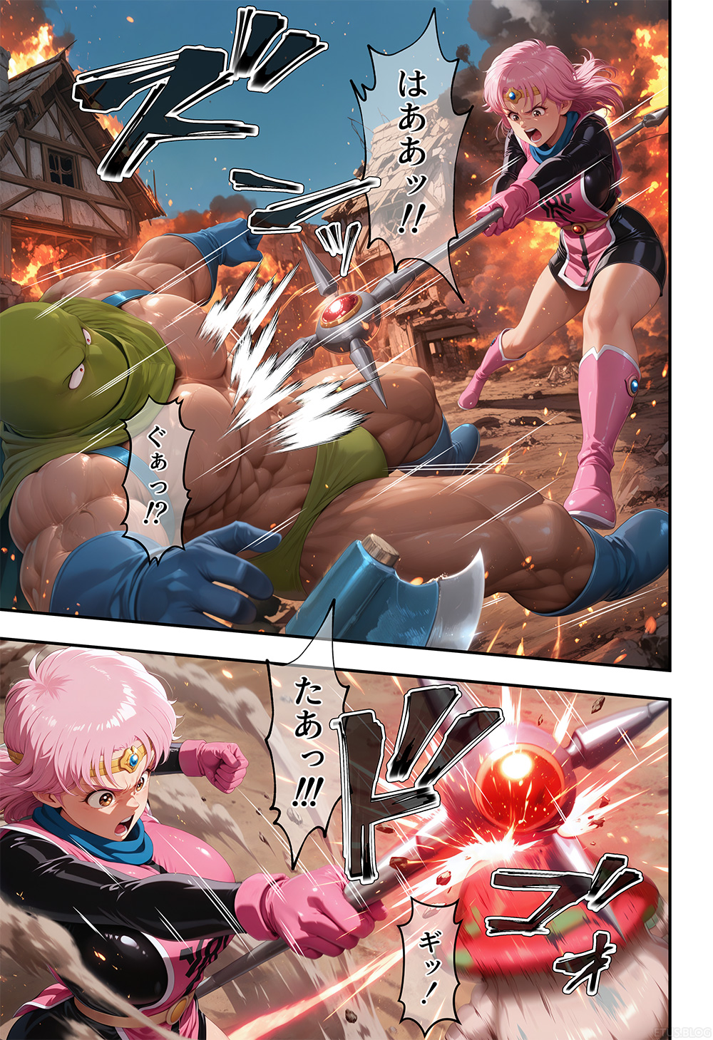 僧侶戦士vsモンスター(前半まとめ) 6ページ目