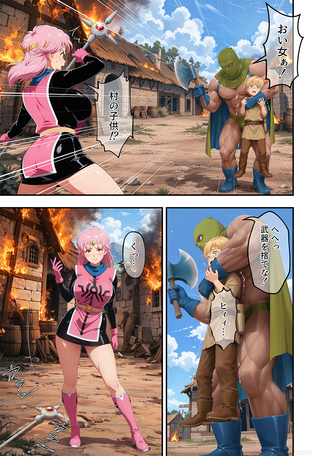 僧侶戦士vsモンスター(前半まとめ) 8ページ目